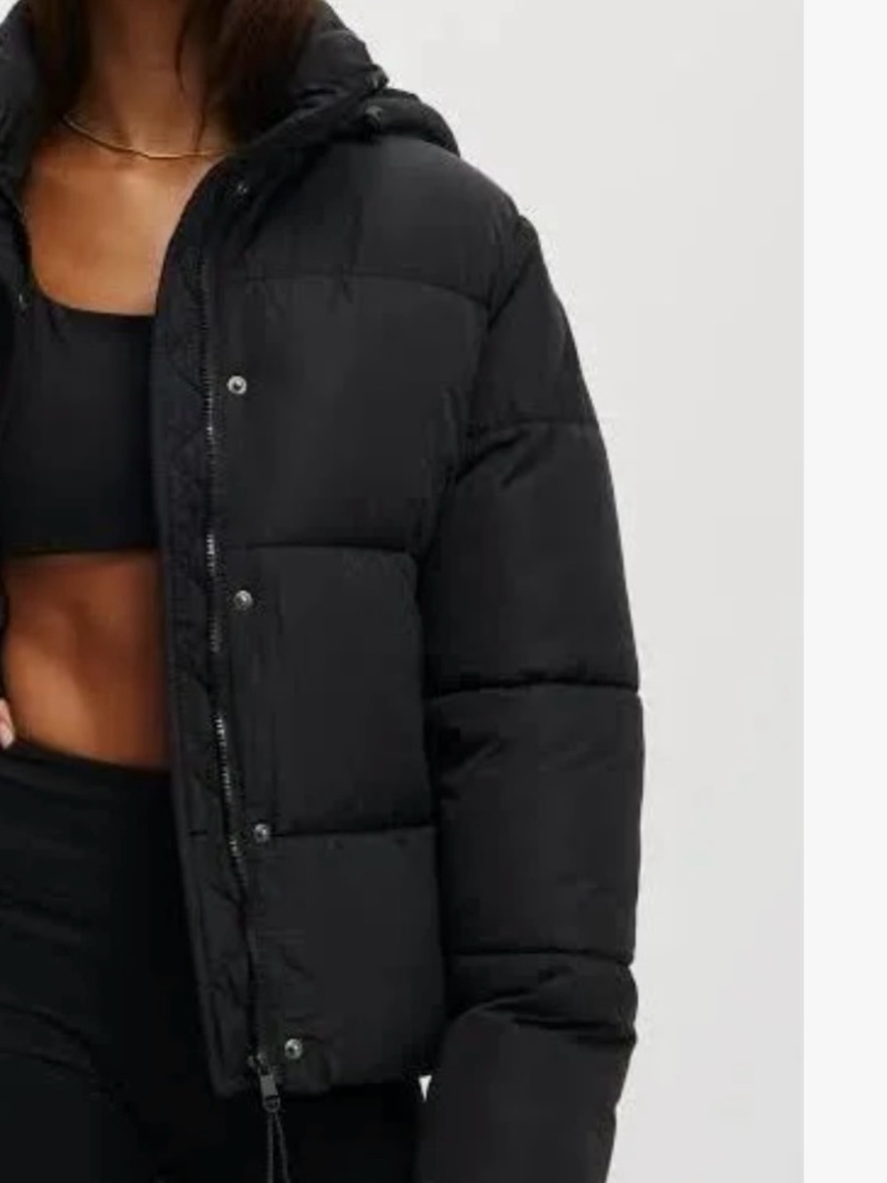 Cotton On - Mother Puffer with Removable  Hood - Women's Winter Coat